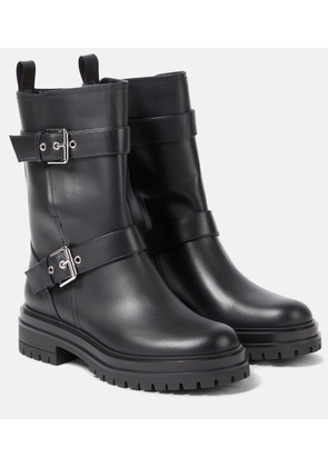 Gianvito Rossi Thiago leather ankle boots