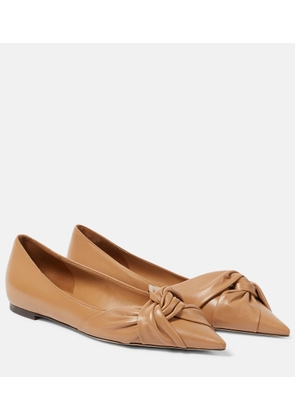 Jimmy Choo Hedera leather ballet flats