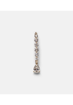 Anita Ko 18kt gold single earring with diamonds
