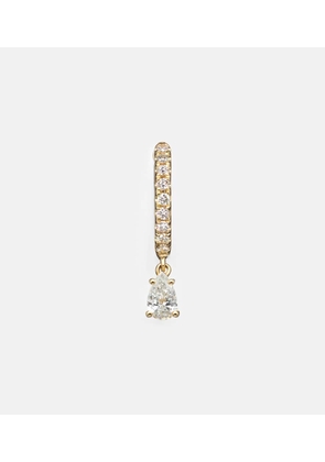 Anita Ko 18kt gold single earring with diamonds