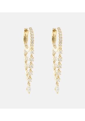 Anita Ko Sienna 18kt gold hoop earrings with diamonds