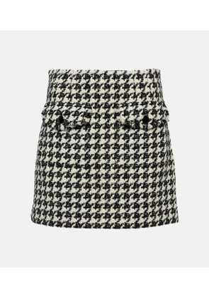 Veronica Beard Adriel houndstooth miniskirt
