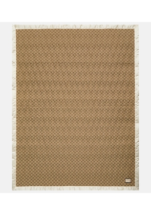 Gucci GG quilted cotton-blend blanket