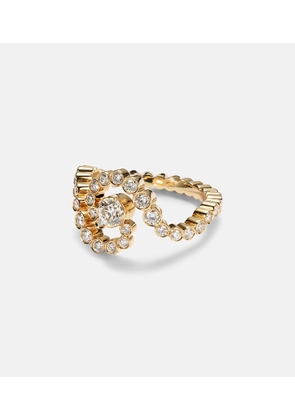 Sophie Bille Brahe Ocean de Ciel 18kt gold ring with diamonds