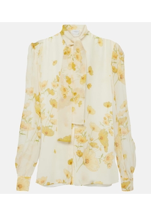 Giambattista Valli Printed silk georgette blouse