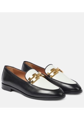 Aquazzura Brandi leather loafers