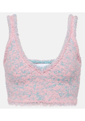 Rabanne Tweed crop top