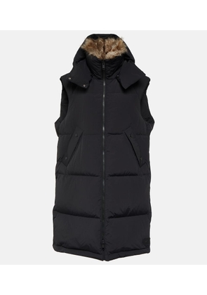 Yves Salomon Shearling-trimmed down vest