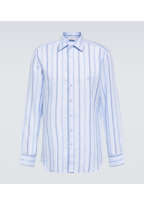 Etro Striped linen shirt