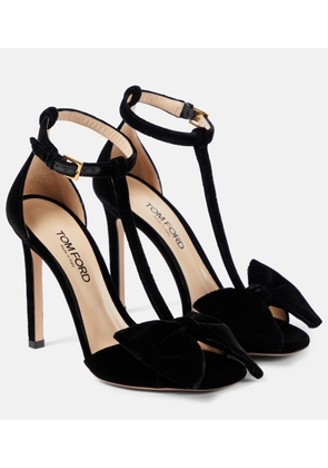 Tom Ford Brigitte velvet sandals