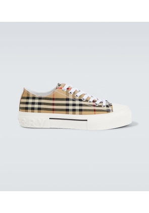 Burberry Burberry Check canvas sneakers