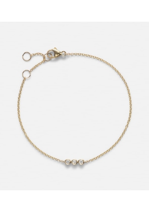 Stone and Strand 10kt gold bracelet with diamonds