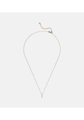 Mateo 14kt gold La Barre necklace with diamonds