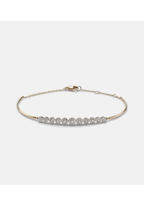 Stone and Strand 10kt gold bracelet with diamonds