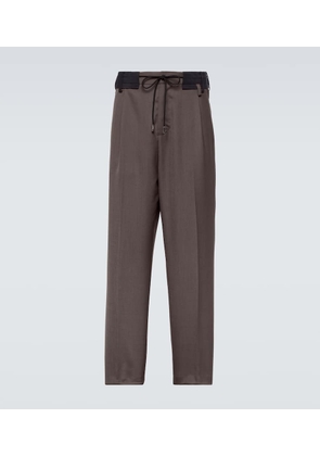 Sacai Straight-leg pants
