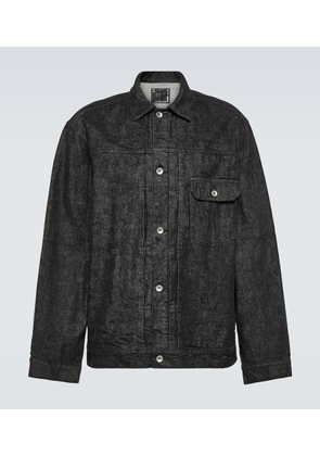 Sacai x BEYONDEXX denim blouson jacket