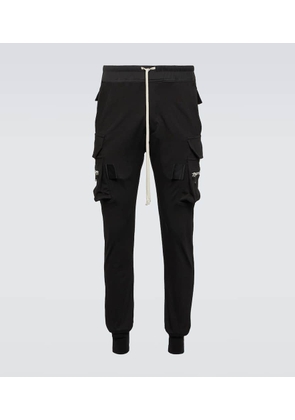 Rick Owens Mastodon cotton cargo sweatpants