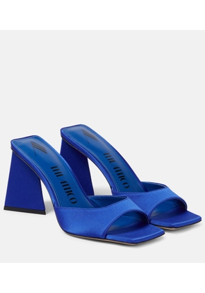The Attico Mini Devon 85 satin mules