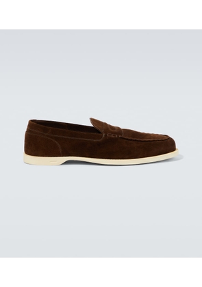 John Lobb Pace suede loafers