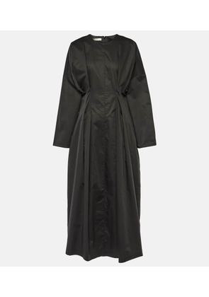 CO Gathered cotton midi dress