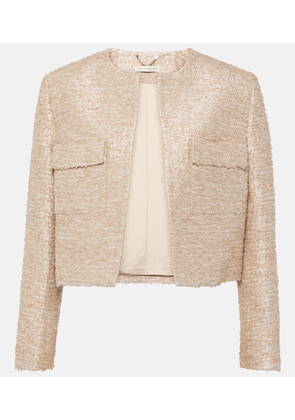 Emilia Wickstead Pheblia cropped tweed jacket