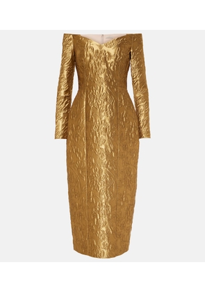 Emilia Wickstead Burleigh floral jacquard midi dress