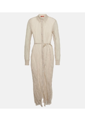 Altuzarra Agnes cotton and silk shirt dress
