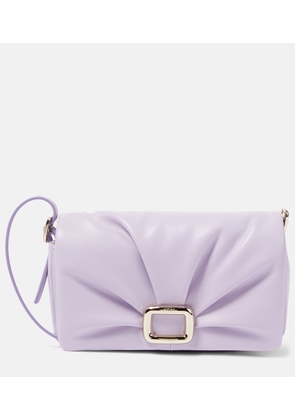 Roger Vivier Vivâ Choc leather phone pouch