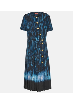 Altuzarra Myrtle printed pleated midi dress