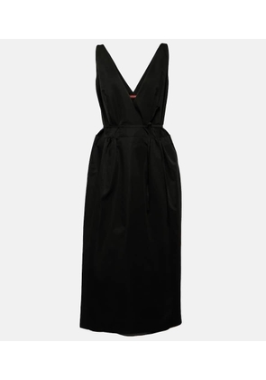 Altuzarra Anouk V-neck cotton-blend midi dress