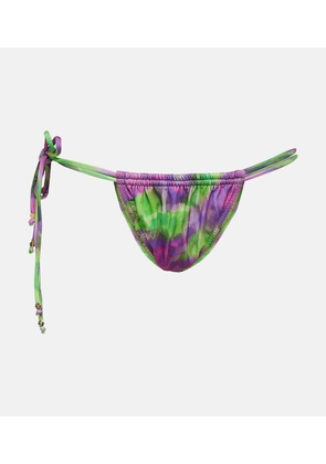 Bananhot Seychelle ruched triangle bikini bottoms