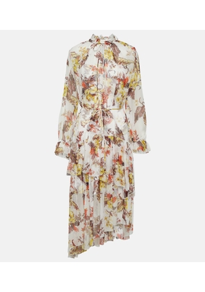 Zimmermann Matchmaker floral tiered midi dress