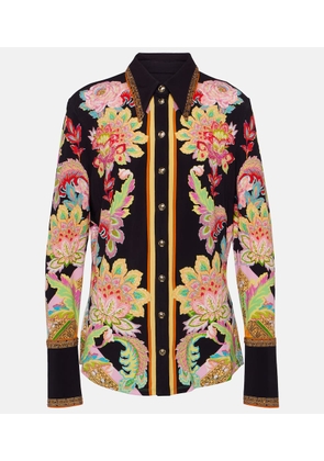 Camilla Floral jersey shirt