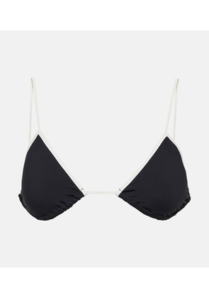 Marysia Bianco triangle bikini top