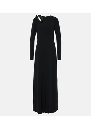 Stella McCartney Crystal-embellished cutout gown