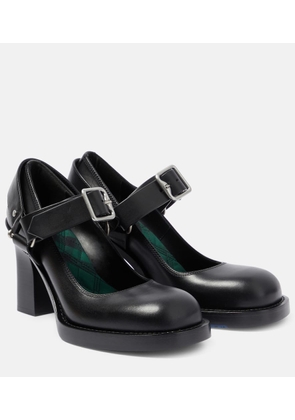 Burberry 85 leather pumps