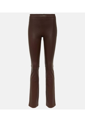 Stouls Leather bootcut pants