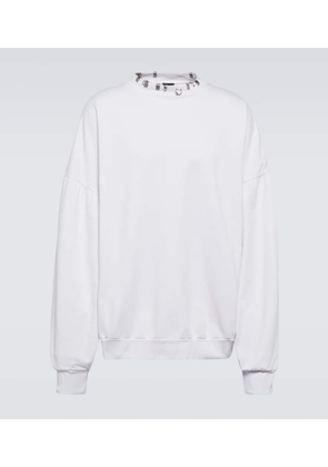 Balenciaga Pierced Round fleece sweatshirt