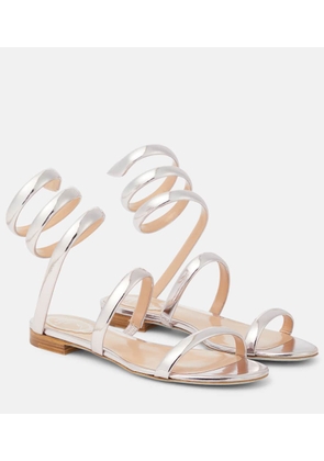 Rene Caovilla Cleo mirrored leather sandals