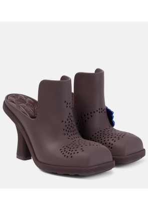 Burberry Barbican PVC mules