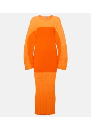Stella McCartney Plisse midi dress