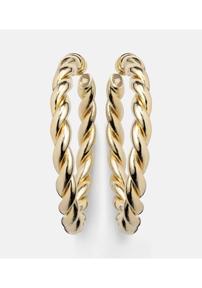Jennifer Fisher Twisted 14kt gold-plated hoop earrings