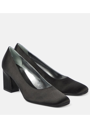 The Row Fiore satin faille pumps