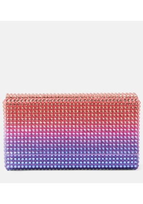 Amina Muaddi Super Amini Paloma Mini embellished clutch