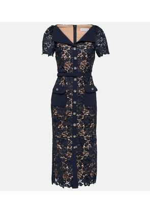 Self-Portrait Lace midi dress