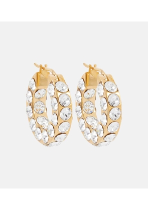 Amina Muaddi Jah crystal-embellished hoop earrings
