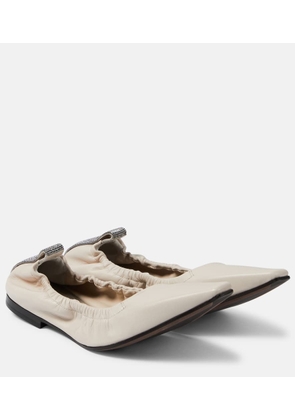 Brunello Cucinelli Leather ballet flats