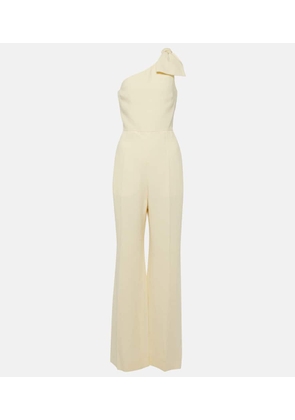 Chloe One-shoulder linen jumpsuit