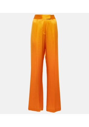 The Sei High-rise silk wide-leg pants