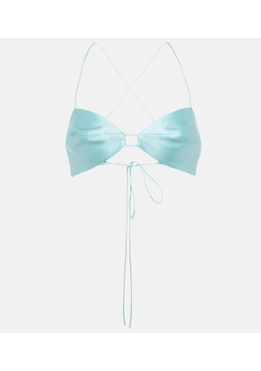 The Sei Silk bra top